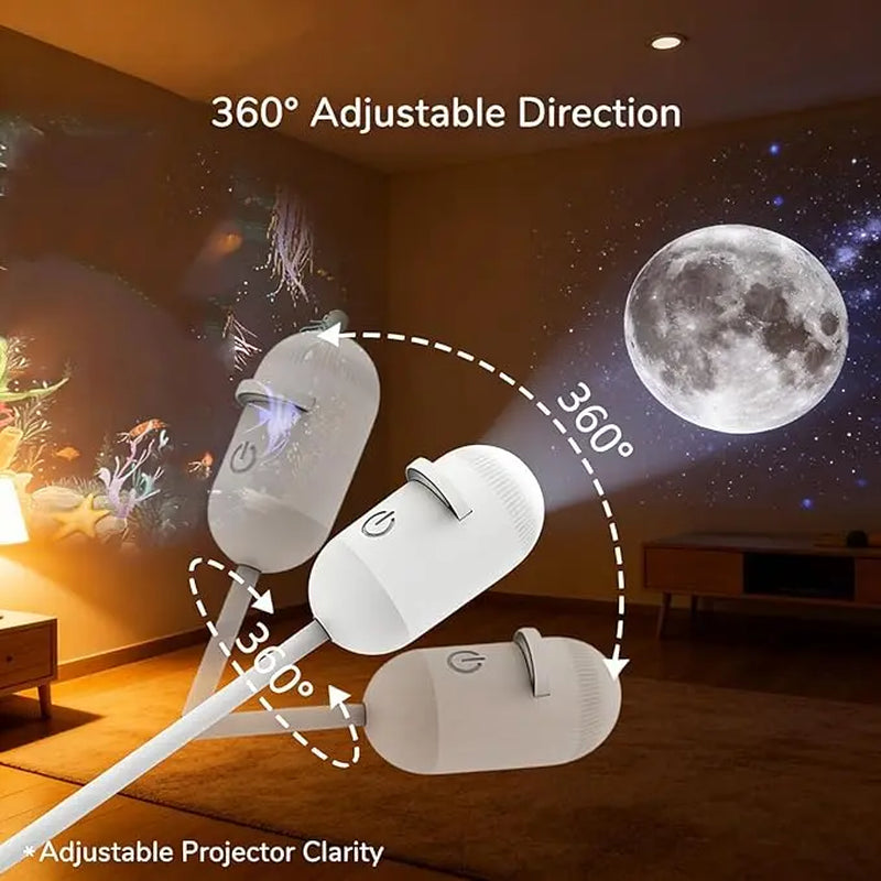 Galaxy Projector 2-In-1 Starry Sky Projector, Galaxy Star Projector Starry Projector Light, Galaxy Dual-Mode Night Light, Galaxy Projector USB