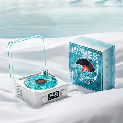 Mini Retro White Noise Bluetooth Speaker Portable Vintage Sleep Aid Bluetooth Speaker Subwoofer With RGB Light