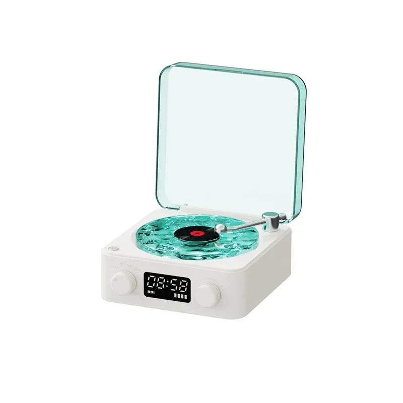 Mini Retro White Noise Bluetooth Speaker Portable Vintage Sleep Aid Bluetooth Speaker Subwoofer With RGB Light
