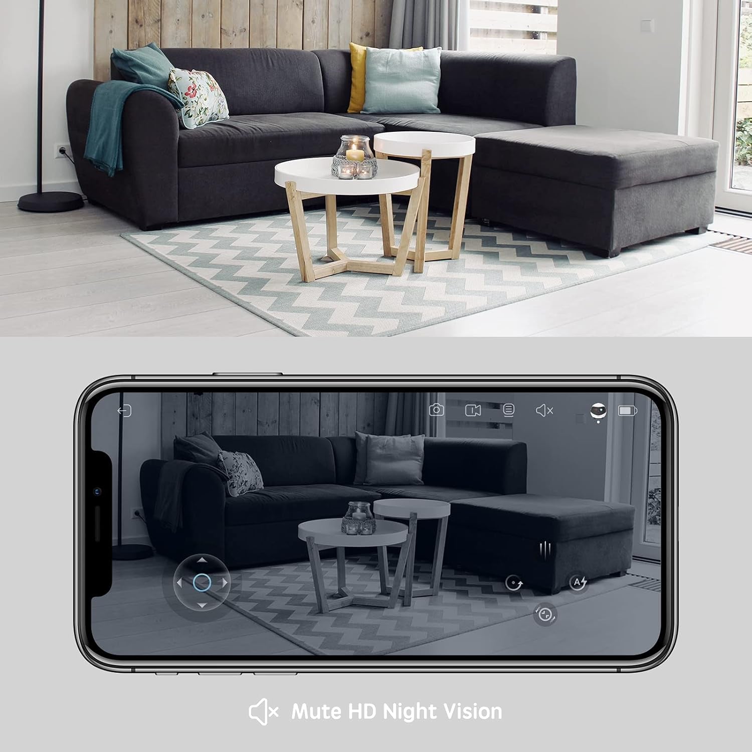 SE Familybot Home Camera Robot: 1080P Movable Pet Camera Indoor, Battery-Operated, Auto-Recharge, Night Vision, 2-Way Talk, Local Storage, APP Control